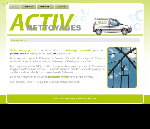 Entreprise de nettoyage  Activ Nettoyages Ã  Hauterive   NeuchÃ¢tel  Öffnungszeit