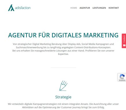 Full Service Online Marketing Agentur in Zürich | adisfaction GmbH  Öffnungszeit