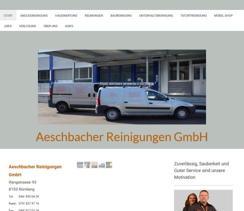 Aeschbacher Reinigungen GmbH  Öffnungszeit