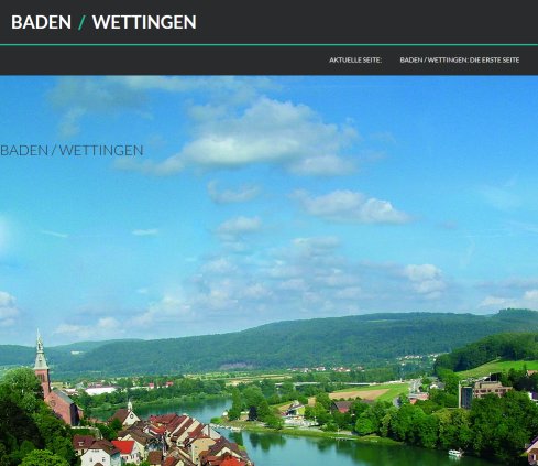 Baden und Wettingen  sind geographisch und wirtschaftlich eng verflochten  Öffnungszeit