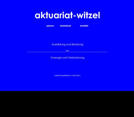 aktuariat witzel  Öffnungszeit