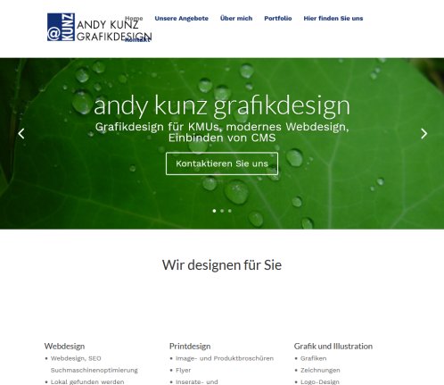 Andy Kunz Grafikdesign  Oberrohrdorf  056 210 46 20  Öffnungszeit