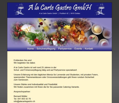 A la Carte Gastro GmbH A la Carte Gastro GmbH Öffnungszeit