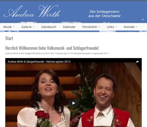 Andrea Wirth   Der Schlagerstern aus der Ostschweiz  Öffnungszeit