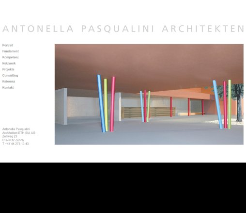 Antonella Pasqualini Architekten Architekten ETH SIA AG Öffnungszeit