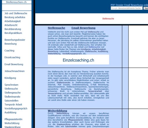 Bewerbungsdossier Bewerbung Stellensuche PDF Dossier Jobsuche Vorstellungsgespräch Bewerbungsunterlagen Arbeitslosigkeit Jobs Arbeit Stellen Bewerbungsschreiben Stellenvermittlung Temoporärbüros Bewerbungsgespräch Onlinedossier Temporärarbeit Arbeitslosi  Öffnungszeit