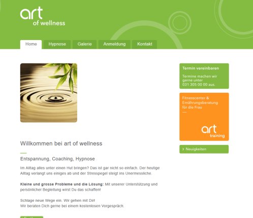 Willkommen bei art of wellness   Art of Wellness  Öffnungszeit