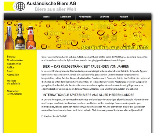 Ausländische Biere AG   Arlesheim   Startseite Ausländische Biere AG Öffnungszeit
