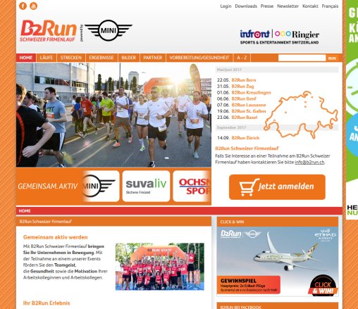 B2RUN   Home InfrontRingier Sports & Entertainment Switzerland AG Öffnungszeit