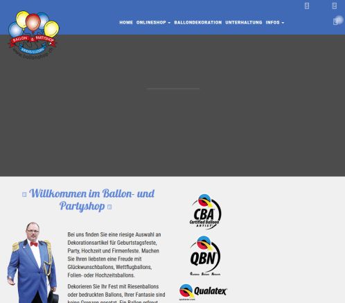 Ballon  und Partyshop Hansjörg Burch   Herzlich willkommen  Öffnungszeit