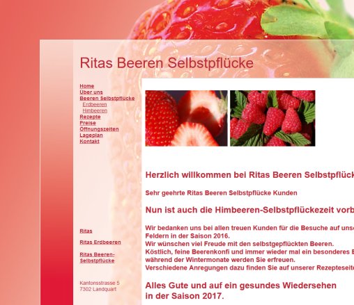 Ritas Erdbeeren  Öffnungszeit