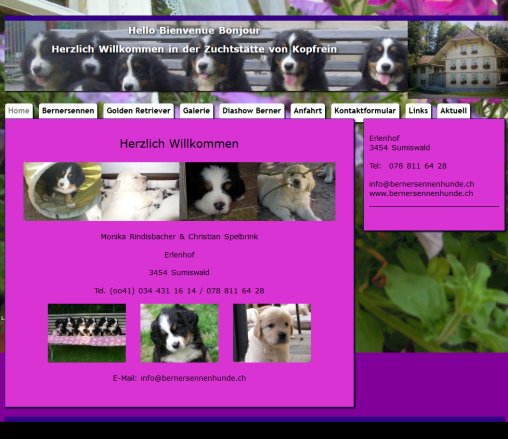 Berner Sennenhunde Erfahrung Berner Sennenhunde Öffnungszeit