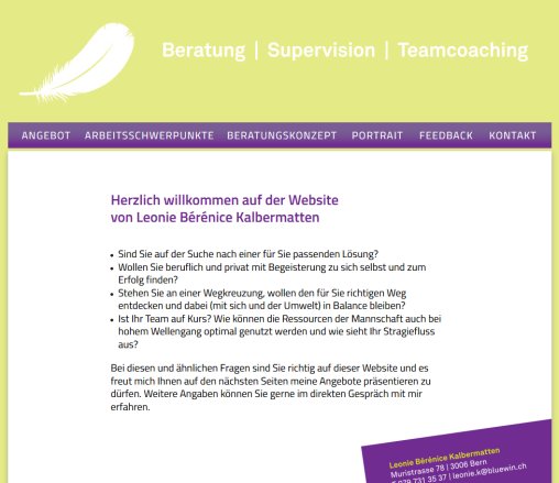 Beratung  Supervision  Teamcoaching  Öffnungszeit