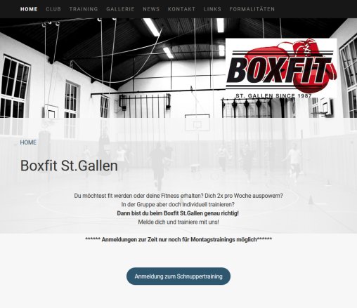 Box Fit St. Gallen  Öffnungszeit