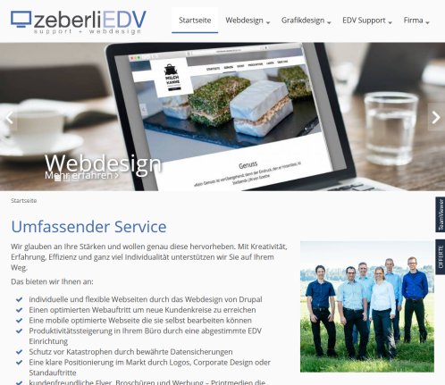 zeberliEDV Support + Webdesign | Wir designen Ihre Webseite und unterstützen Sie bei Ihrer EDV Infrastruktur.  Öffnungszeit