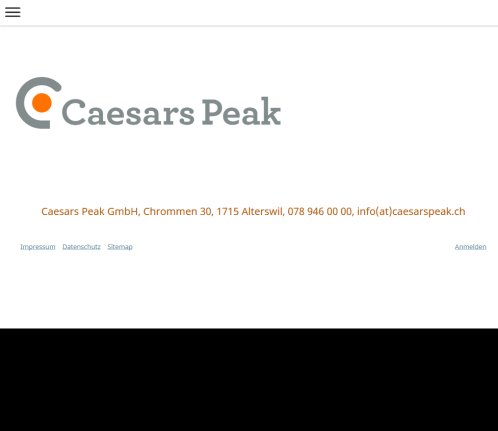 Caesars Peak   NEWS  Öffnungszeit