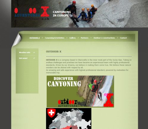 CANYONING IN EUROPE   OUTDOOR X  Öffnungszeit