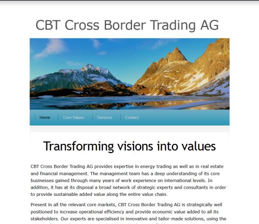 CBT Cross Border Trading AG CBT Cross Border Trading AG Öffnungszeit