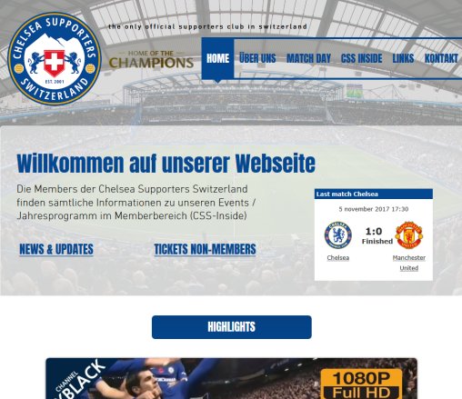Home | Chelsea Supporters Switzerland  Öffnungszeit