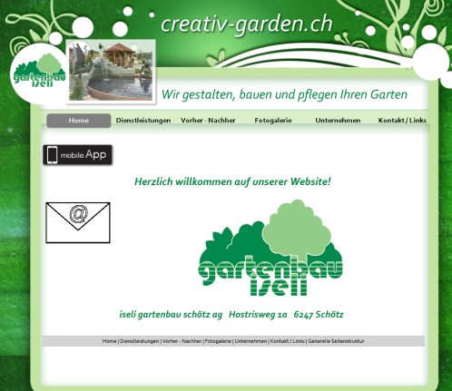 creativ garden.ch  Öffnungszeit