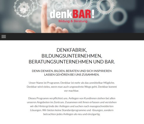 denkBAR ag – denkBAR! ist mehr... DenkBAR AG Öffnungszeit
