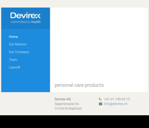 Medical and pharmaceutical products from Devirex  Öffnungszeit