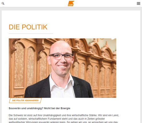 DIE POLITIK  » Aktuelle Ausgabe  Öffnungszeit