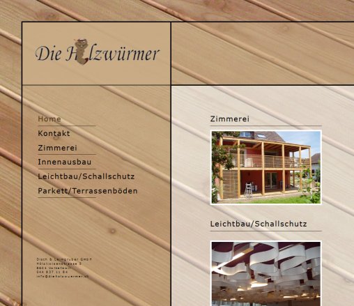 Die Holzwürmer   Zimmerei / Innenausbau Disch & Leimgruber GmbH Öffnungszeit