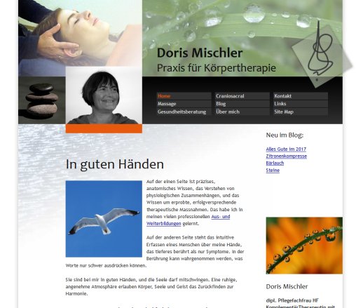 Doris Mischler   Praxis für Körpertherapie | Home  Öffnungszeit