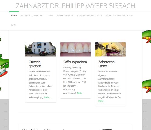 Zahnarzt Dr. Wyser Sissach  Öffnungszeit