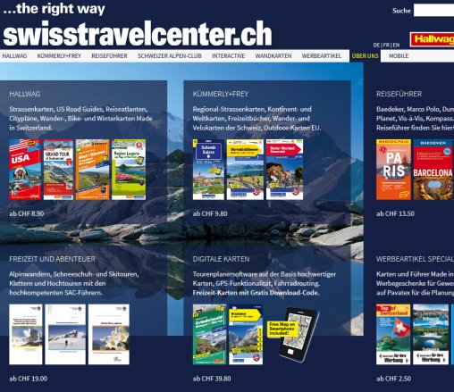 Strassen  und Regionalkarten  Stadtpläne  Führer  und Atlanten  Kontinent  und Weltkarten  Panoramakarten  Freizeitbücher  Wander  und Velokarten   swisstravelcenter.ch | Hallwag Kümmerly+Frey Hallwag Kümmerly+Frey AG Öffnungszeit