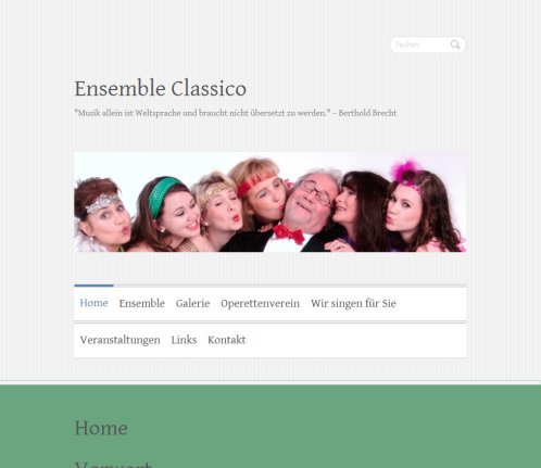 Ensemble Classico Homepage  Öffnungszeit