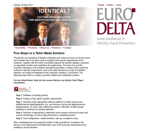 EuroDelta   Swiss Excellence in Identity Fraud Prevention  &Ouml;ffnungszeit