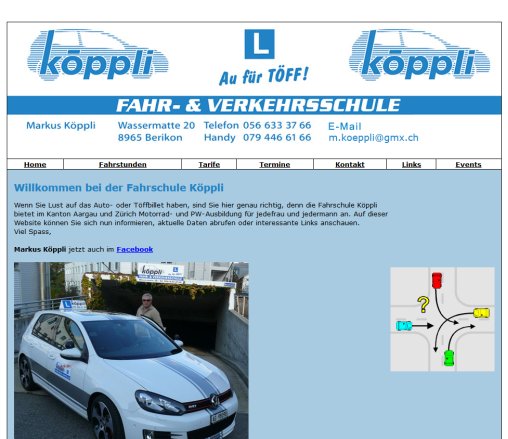 Fahrschule Köppli Erfahrung Fahrschule Köppli Öffnungszeit