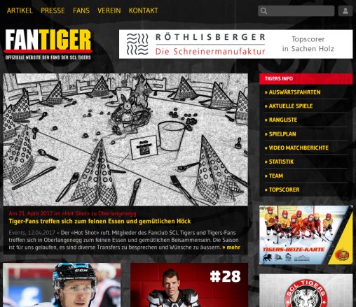 Fanclub SCL Tigers   News  Hintergründe  Informationen  Öffnungszeit