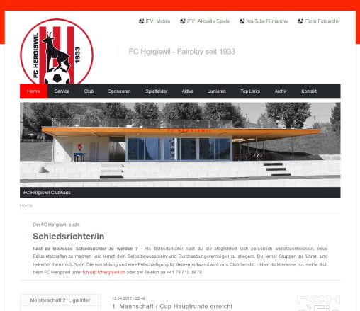 FC Hergiswil   Fairplay seit 1933  Öffnungszeit