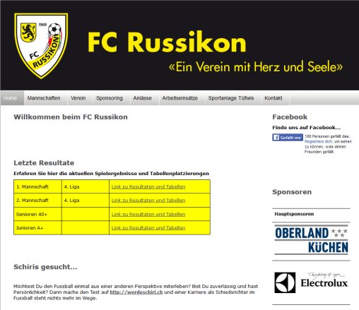 FC Russikon  Öffnungszeit