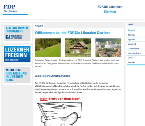 FDP Dierikon  Öffnungszeit