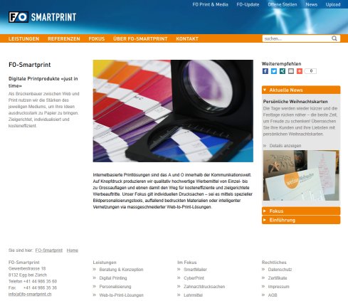 FO Smartprint   Schnell und kostengünstig zum Ziel.  Öffnungszeit