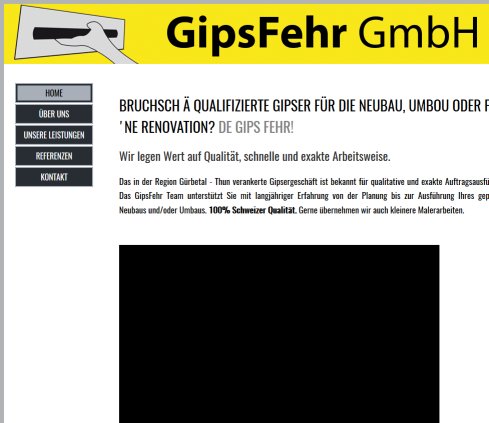 GipsFehr GmbH | Home  Öffnungszeit