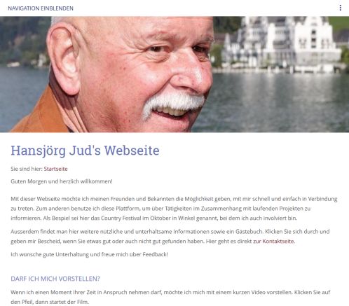 Hansjörg Jud's Webseite  Öffnungszeit