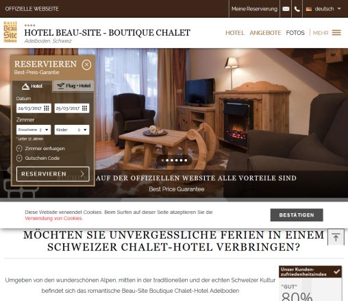 Romantik Hotel Adelboden im Berner Oberland 