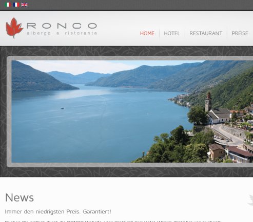 Ronco   albergo e ristorante  &Ouml;ffnungszeit