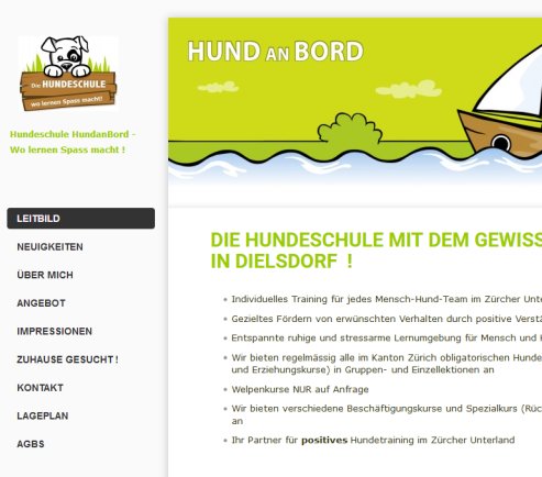 Hund an Bord  die etwas andere Hundeschule  Öffnungszeit