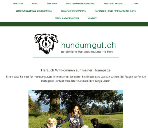 Hundebetreuung Thun   hundumgut.ch  Öffnungszeit