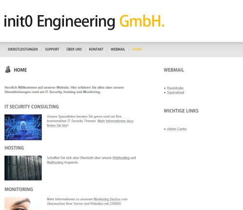 IT Security   Hosting   Monitoring :: init0 Engineering GmbH  Öffnungszeit