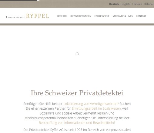 Privatdetektei Ryffel AG   Privatdetektiv Büro weltweit Privatdetektei Ryffel AG Öffnungszeit