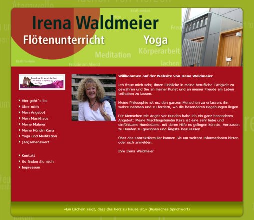 Irena Waldmeier  Flötenunterricht und Yoga  Öffnungszeit