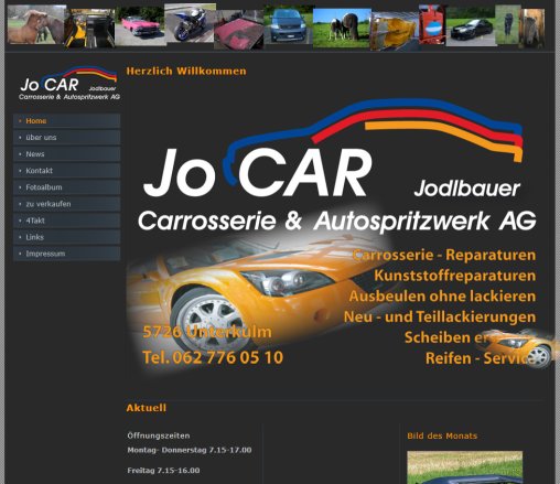 jocar.ch | Jocar Carrosserie & Autospritzwerk AG | Hauptstrasse 96 | 5726 Unterkulm AG JoCar Carrosserie und Autospritzwerk AG Öffnungszeit