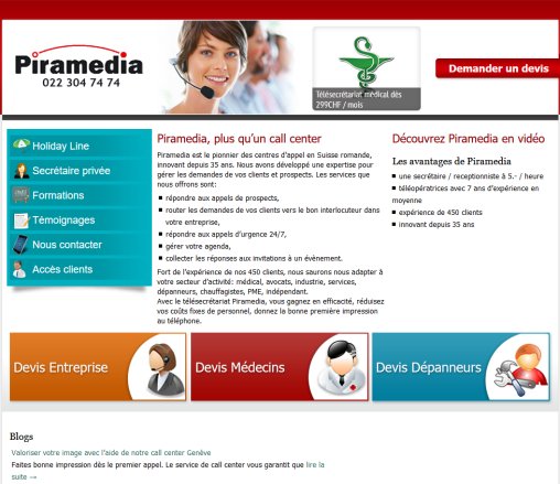 Piramedia   Call Center à Genève  télésecrétariat depuis 1977  Öffnungszeit